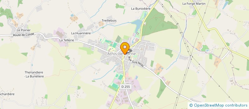 localisation de l'entreprise LES P'TITS BOUTS D'ATHIS à ATHIS-VAL DE ROUVRE