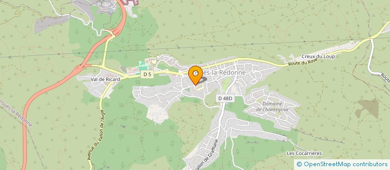 localisation de l'entreprise LES P'TITS BOUTS D'ENSUES  ENSUES-LA-REDONNE