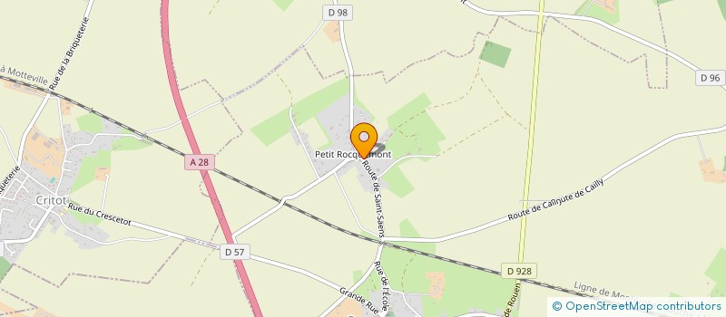 localisation de l'entreprise LES P'TITS BOUTS DU MONDE  ROCQUEMONT