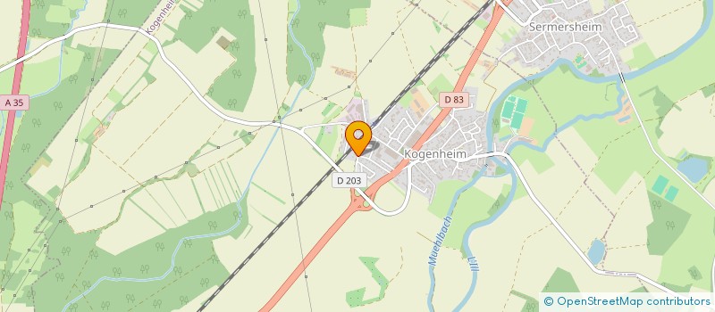 localisation de l'entreprise LES P'TITS BRACONNIERS  KOGENHEIM