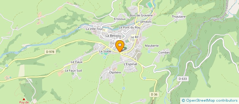 localisation de l'entreprise LES P'TITS CAILLOUX  BESSE-ET-SAINT-ANASTAISE