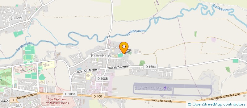 localisation de l'entreprise LES P'TITS CANTENOIS APEI  CHANTEHEUX