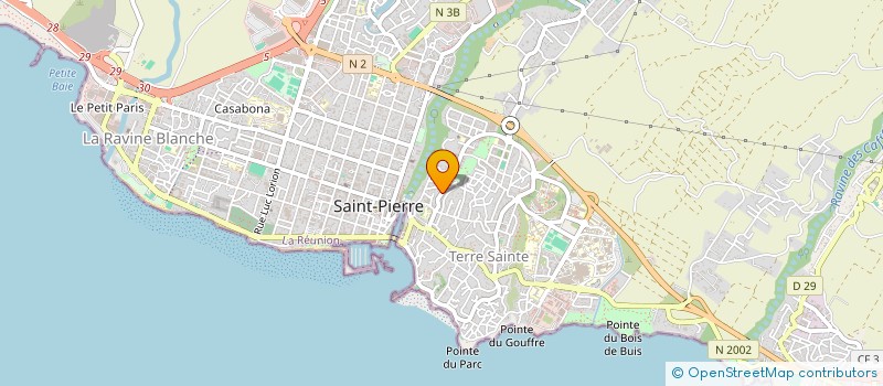 localisation de l'entreprise LES P'TITS CAPUCINS à SAINT-PIERRE