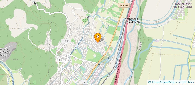 localisation de l'entreprise LES P'TITS CARNETS à VILLENEUVE
