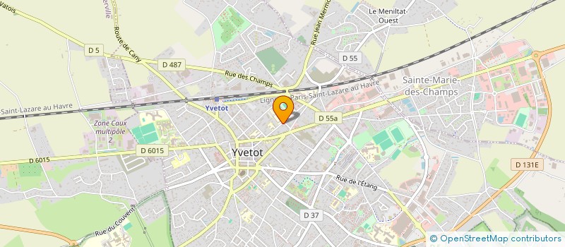 localisation de l'entreprise LES P'TITS CARNOT à YVETOT