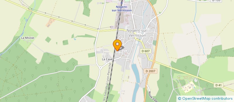 localisation de l'entreprise LES P'TITS CHATS à NOGENT-SUR-VERNISSON