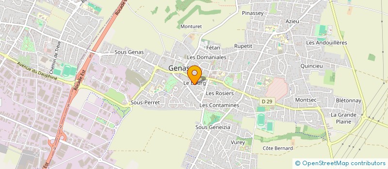 localisation de l'entreprise LES P'TITS CHIMISTES  GENAS