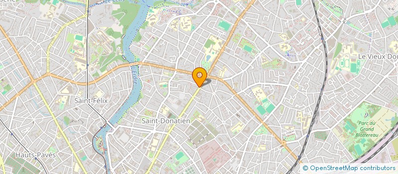 localisation de l'entreprise LES P'TITS CISEAUX à NANTES