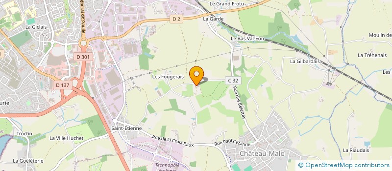 localisation de l'entreprise LES P'TITS COEUR DE SOLIDOR  SAINT-MALO