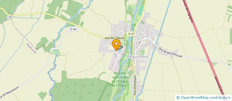 localisation de l'entreprise LES P'TITS COEURS DE REXA  REGUISHEIM