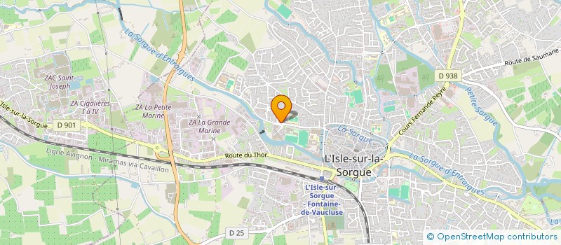 localisation de l'entreprise LES P'TITS COLIBRIS à L ISLE SUR LA SORGUE