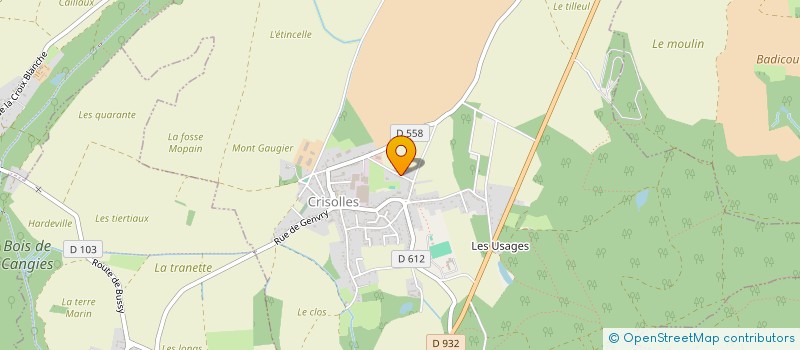 localisation de l'entreprise LES P'TITS CRISOLLOIS  CRISOLLES
