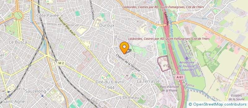 localisation de l'entreprise LES P'TITS CURIEUX à TOULOUSE