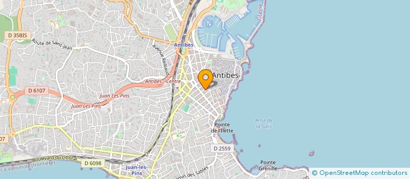 localisation de l'entreprise LES P'TITS DEMONS à ANTIBES