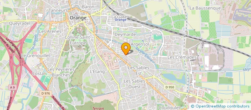 localisation de l'entreprise LES P'TITS DOUDOUS D'ORANGE  ORANGE