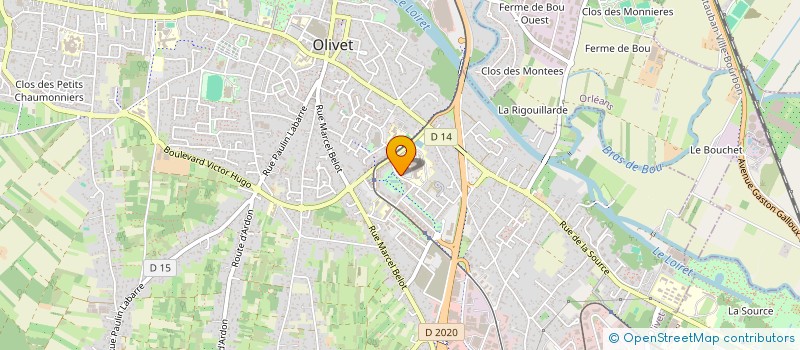 localisation de l'entreprise LES P'TITS DOUDOUS DE L'ARCHETTE à OLIVET