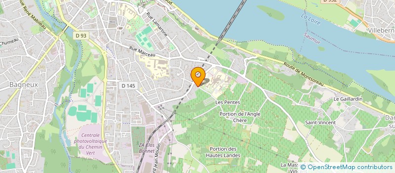 localisation de l'entreprise LES P'TITS DOUDOUS DE LA CCL SAUMUR à SAUMUR