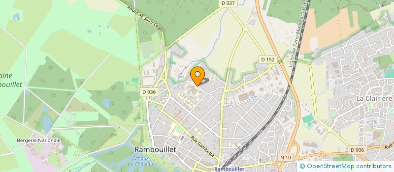 localisation de l'entreprise LES P'TITS DOUDOUS DE RAMBOUILLET à RAMBOUILLET