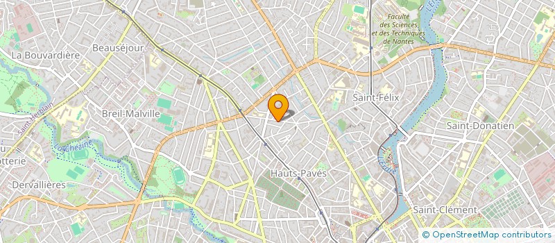 localisation de l'entreprise LES P'TITS DOUDOUS DE SANTE ATLANTIQUE à NANTES