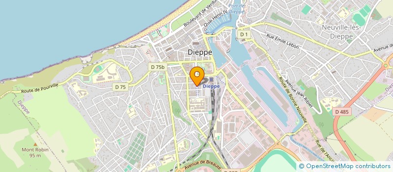 localisation de l'entreprise LES P'TITS DOUDOUS DU CH DIEPPE à DIEPPE