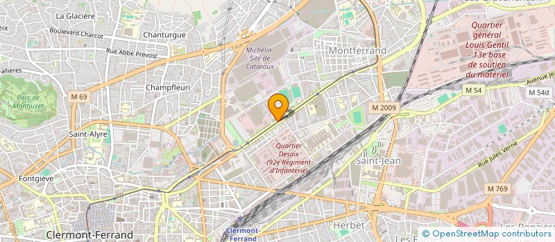 localisation de l'entreprise LES P'TITS DOUDOUS DU PSR  CLERMONT-FERRAND