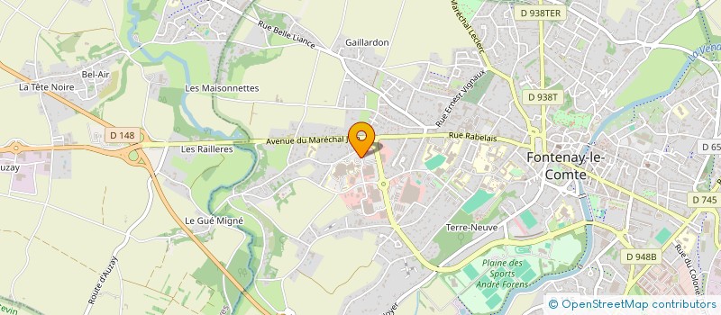 localisation de l'entreprise LES P'TITS DOUDOUS FONTENAISIENS à FONTENAY-LE-COMTE