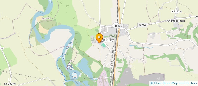 localisation de l'entreprise LES P'TITS ECOLIERS DE CRECHY (LPEDC)  CRECHY