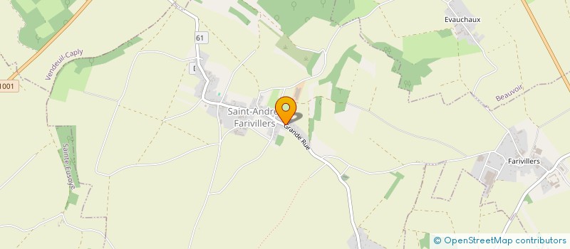 localisation de l'entreprise LES P'TITS ECOLIERS SAFVC  SAINT-ANDRE-FARIVILLERS