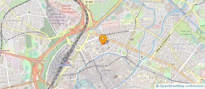 localisation de l'entreprise LES P'TITS EXPLORATEURS à STRASBOURG