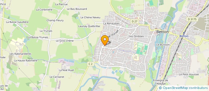 localisation de l'entreprise LES P'TITS EXPLORATEURS à BETTON