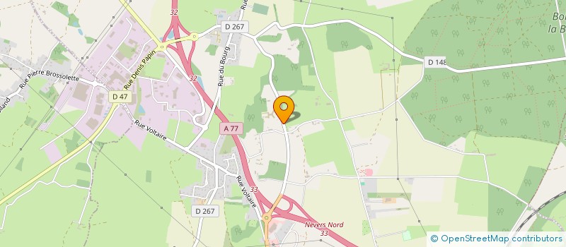 localisation de l'entreprise LES P'TITS FELINS DE PIGNELIN 58 à VARENNES-VAUZELLES