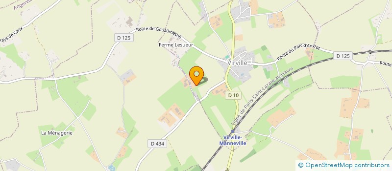 localisation de l'entreprise LES P'TITS FERMIERS à VIRVILLE