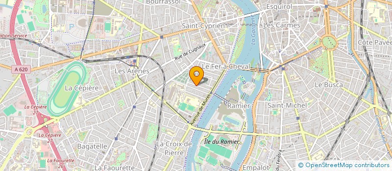 localisation de l'entreprise LES P'TITS FRIPONS à TOULOUSE
