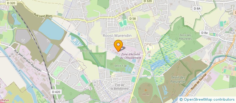localisation de l'entreprise LES P'TITS GALIBOTS à ROOST-WARENDIN