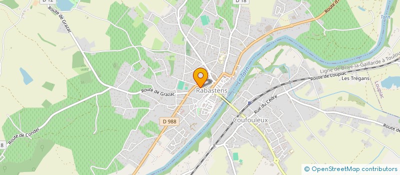 localisation de l'entreprise LES P'TITS GARIN  RABASTENS