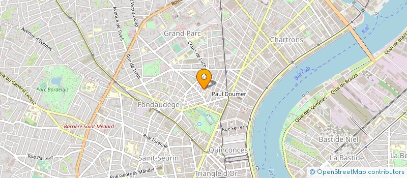 localisation de l'entreprise LES P'TITS GARS'TRONOMES  BORDEAUX