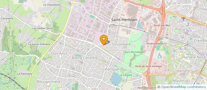 localisation de l'entreprise LES P'TITS GIROUD à SAINT-HERBLAIN