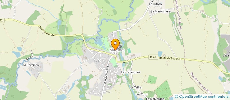 localisation de l'entreprise LES P TITS GOURMETS  MARTINET