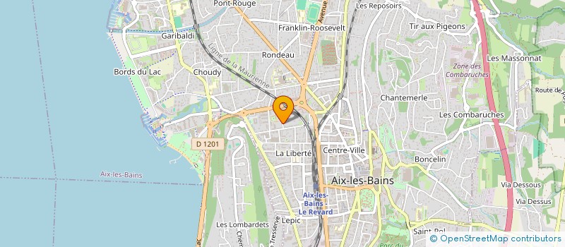 localisation de l'entreprise LES P'TITS GRILLONS à AIX-LES-BAINS