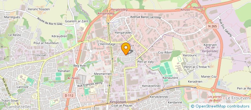 localisation de l'entreprise LES P'TITS HANCHOIS à BREST