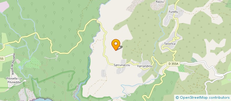 localisation de l'entreprise LES P'TITS HEROS NUSTRALI DE CORSE DU SUD à PETRETO-BICCHISANO