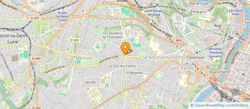 localisation de l'entreprise LES P'TITS JOUEURS à LYON