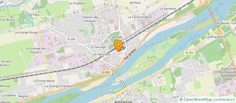 localisation de l'entreprise LES P'TITS JULES  AMBOISE