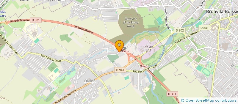 localisation de l'entreprise LES P TITS LOTS EPICERIE SOLIDAIRE ITINERANTE à DIVION