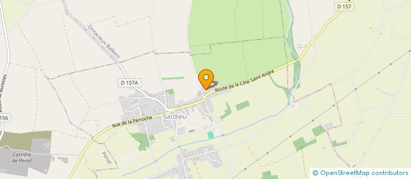 localisation de l'entreprise LES P'TITS LOU  SARDIEU