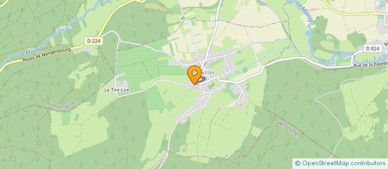 localisation de l'entreprise LES P'TITS LOULOUS  KNRSHEIM