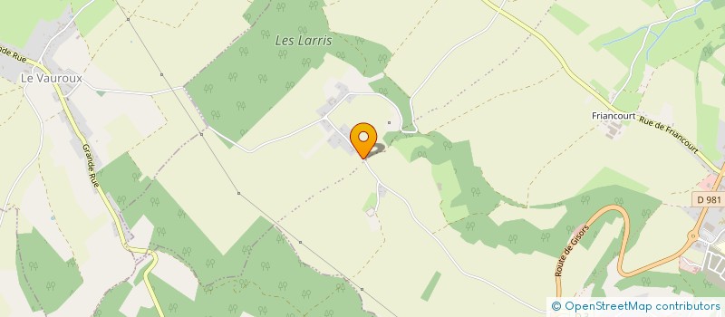 localisation de l'entreprise LES P'TITS LOULOUS  AUNEUIL