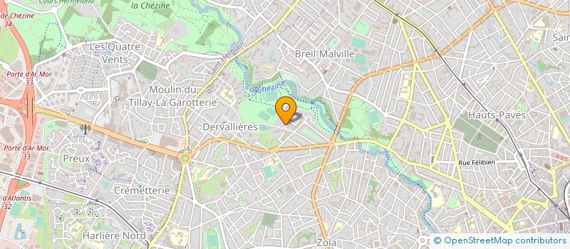 localisation de l'entreprise LES P'TITS LOUPIOTS à NANTES