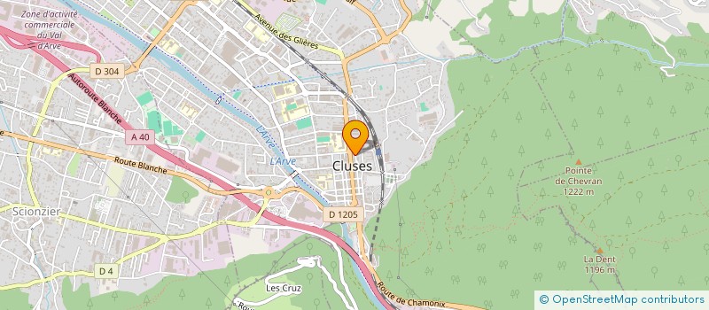 localisation de l'entreprise LES P'TITS LOUPS à CLUSES