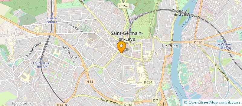localisation de l'entreprise LES P TITS LOUPS à SAINT-GERMAIN-EN-LAYE